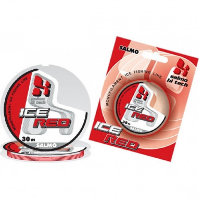Леска монофильная зимняя SALMO Hi-Tech Ice Red 030/017 4941-017