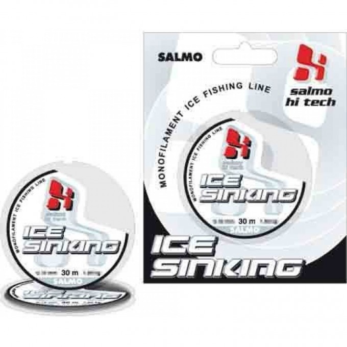 Леска монофильная зимняя SALMO Hi-Tech Ice Sinking 030/017 4505-017